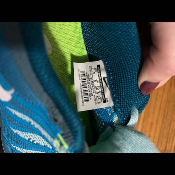 Nike Flyknit Lunar 2 Sneakers - Blue - Size 7.5 - Picture 4 of 5